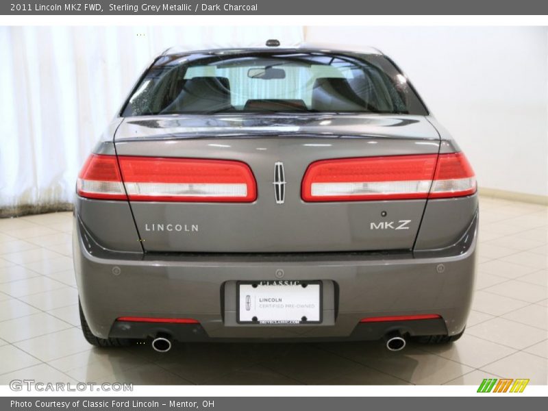 Sterling Grey Metallic / Dark Charcoal 2011 Lincoln MKZ FWD