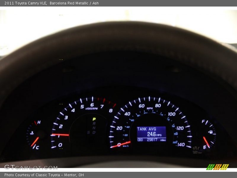 Barcelona Red Metallic / Ash 2011 Toyota Camry XLE