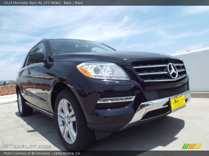 Black / Black 2014 Mercedes-Benz ML 350 4Matic