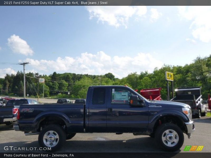 Blue Jeans / Steel 2015 Ford F250 Super Duty XLT Super Cab 4x4