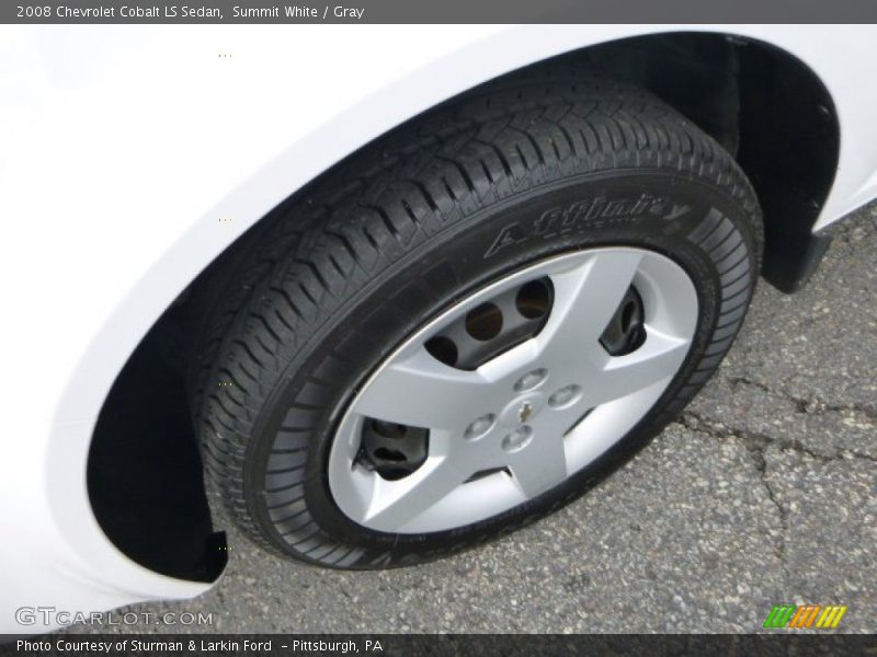 Summit White / Gray 2008 Chevrolet Cobalt LS Sedan