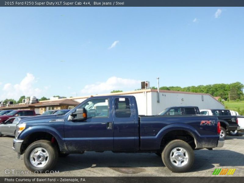 Blue Jeans / Steel 2015 Ford F250 Super Duty XLT Super Cab 4x4