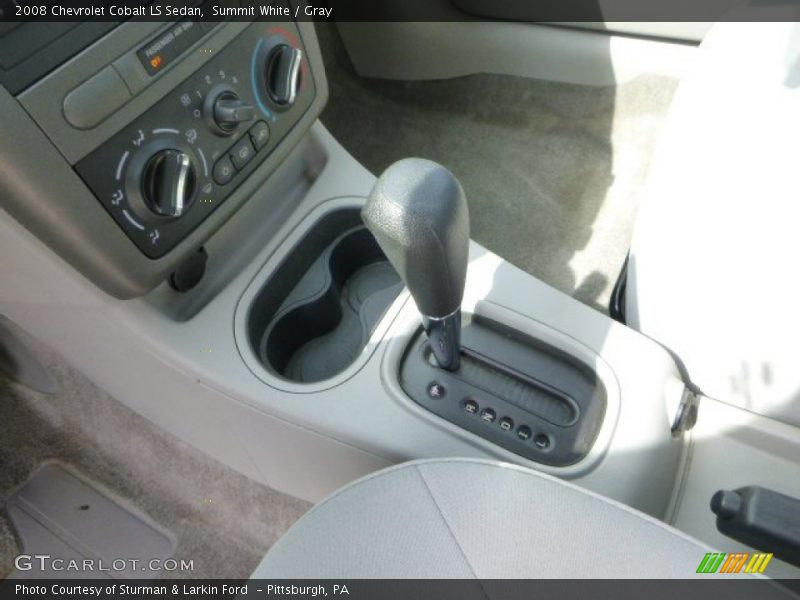 Summit White / Gray 2008 Chevrolet Cobalt LS Sedan
