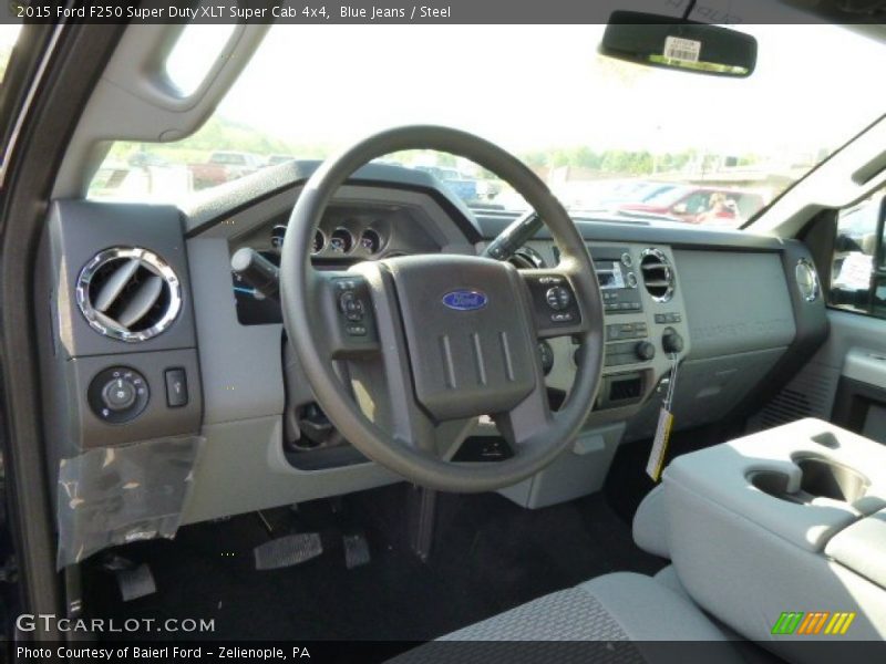 Blue Jeans / Steel 2015 Ford F250 Super Duty XLT Super Cab 4x4