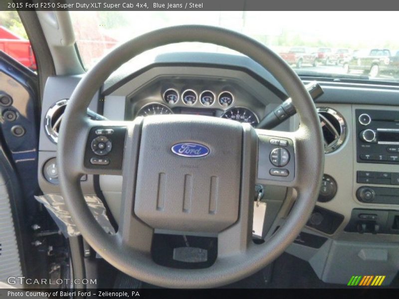 Blue Jeans / Steel 2015 Ford F250 Super Duty XLT Super Cab 4x4