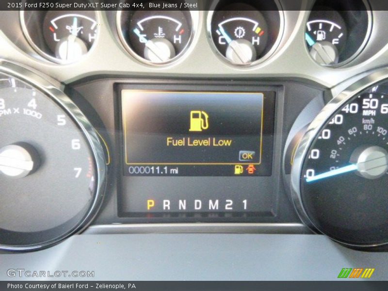 Blue Jeans / Steel 2015 Ford F250 Super Duty XLT Super Cab 4x4