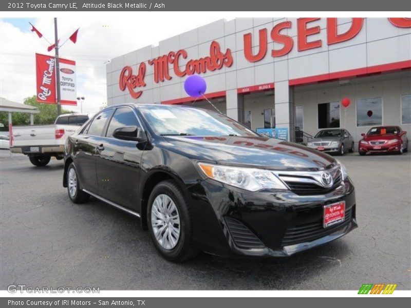 Attitude Black Metallic / Ash 2012 Toyota Camry LE