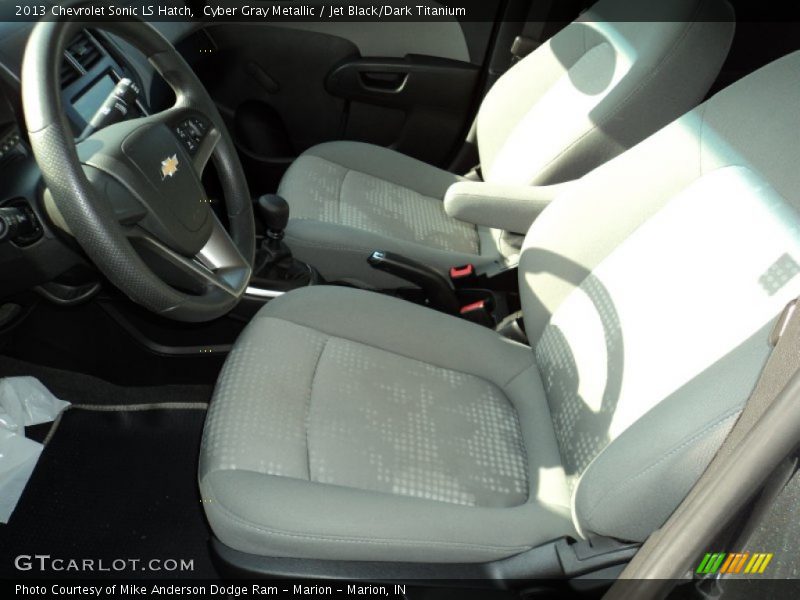 Cyber Gray Metallic / Jet Black/Dark Titanium 2013 Chevrolet Sonic LS Hatch