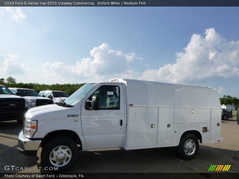 Oxford White / Medium Flint 2014 Ford E-Series Van E350 Cutaway Commercial