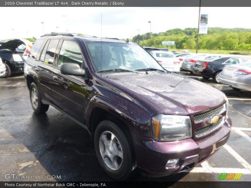 Dark Cherry Metallic / Ebony 2009 Chevrolet TrailBlazer LT 4x4