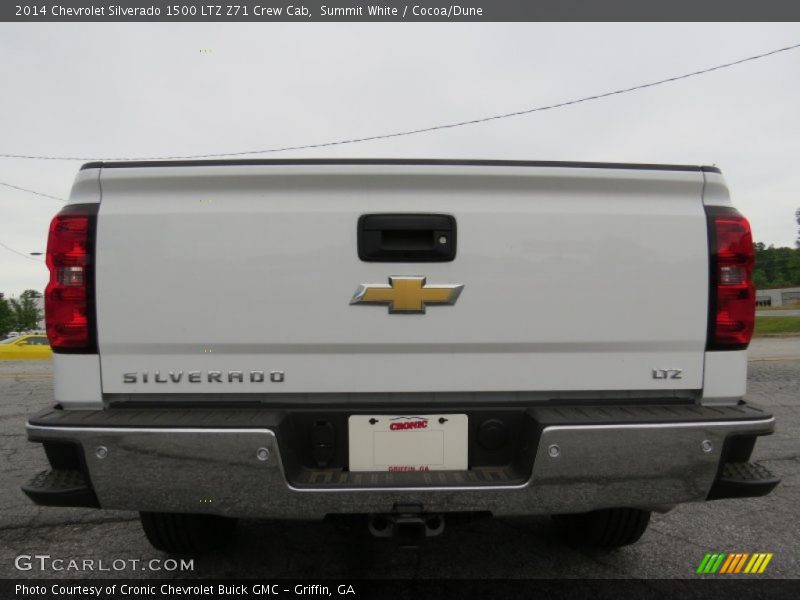 Summit White / Cocoa/Dune 2014 Chevrolet Silverado 1500 LTZ Z71 Crew Cab