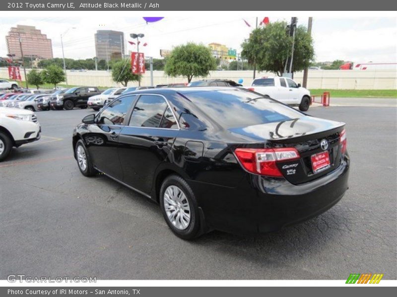 Attitude Black Metallic / Ash 2012 Toyota Camry LE