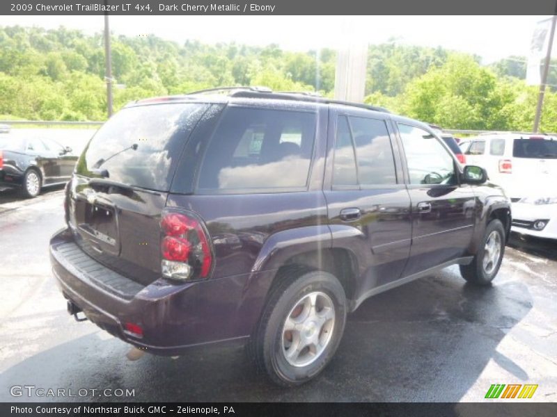 Dark Cherry Metallic / Ebony 2009 Chevrolet TrailBlazer LT 4x4