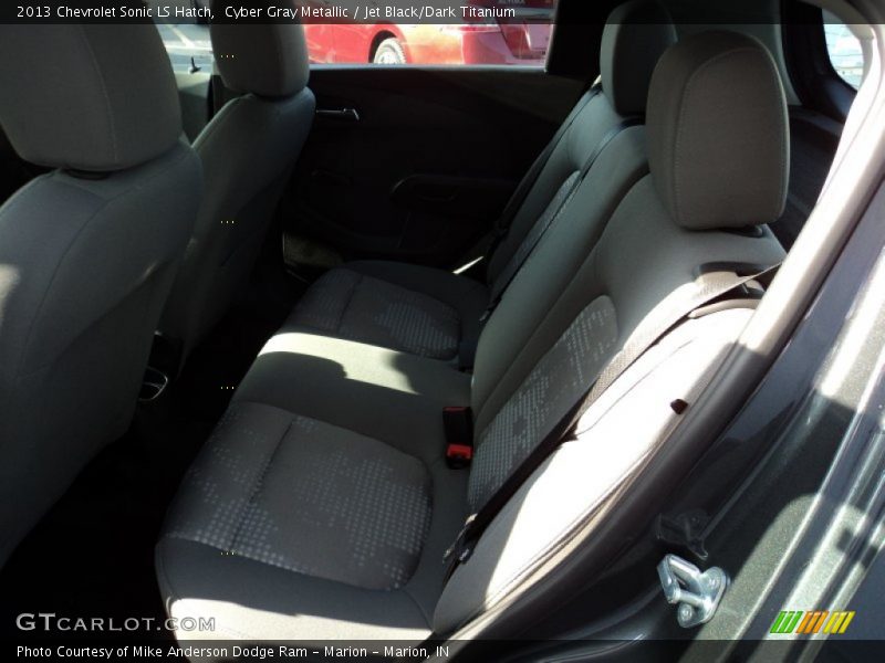Cyber Gray Metallic / Jet Black/Dark Titanium 2013 Chevrolet Sonic LS Hatch