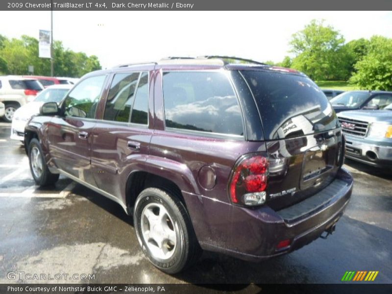 Dark Cherry Metallic / Ebony 2009 Chevrolet TrailBlazer LT 4x4