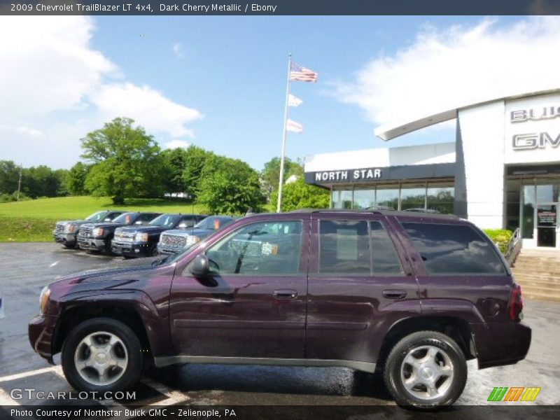 Dark Cherry Metallic / Ebony 2009 Chevrolet TrailBlazer LT 4x4