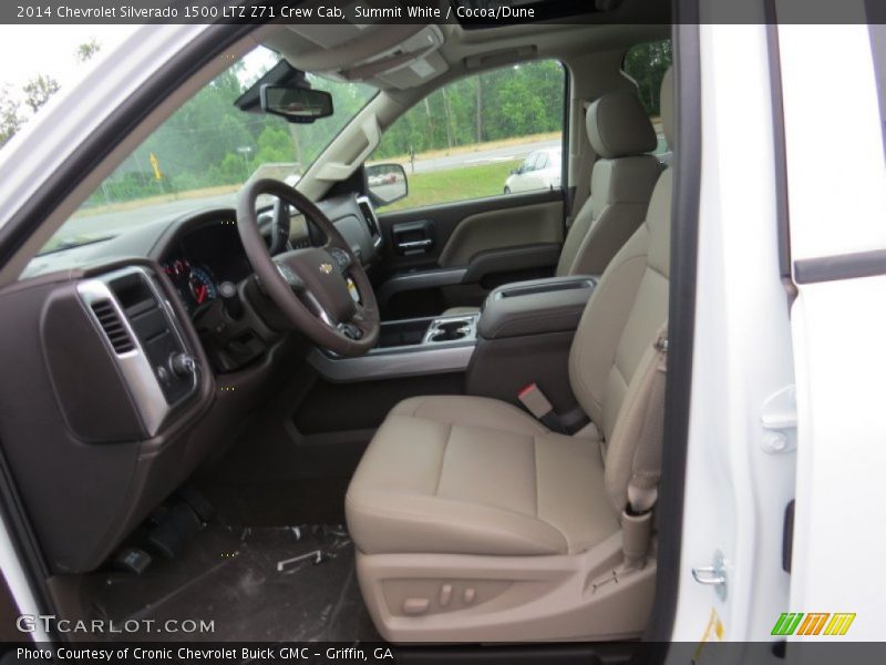 Summit White / Cocoa/Dune 2014 Chevrolet Silverado 1500 LTZ Z71 Crew Cab