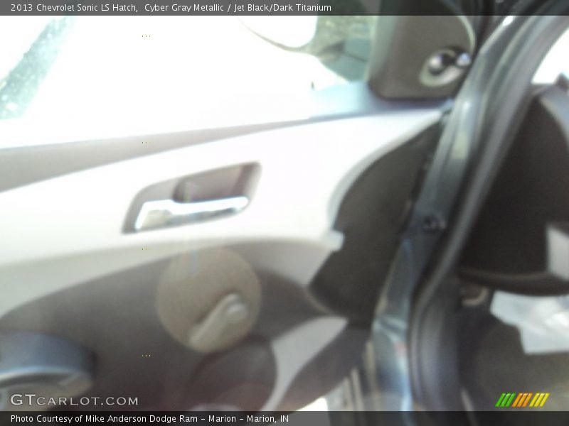 Cyber Gray Metallic / Jet Black/Dark Titanium 2013 Chevrolet Sonic LS Hatch