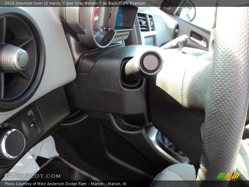 Cyber Gray Metallic / Jet Black/Dark Titanium 2013 Chevrolet Sonic LS Hatch