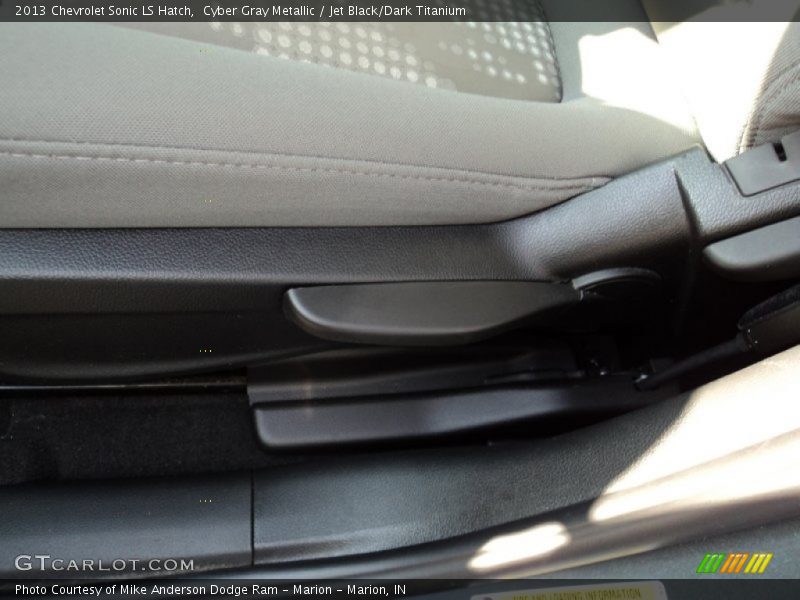 Cyber Gray Metallic / Jet Black/Dark Titanium 2013 Chevrolet Sonic LS Hatch
