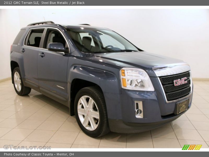 Steel Blue Metallic / Jet Black 2012 GMC Terrain SLE