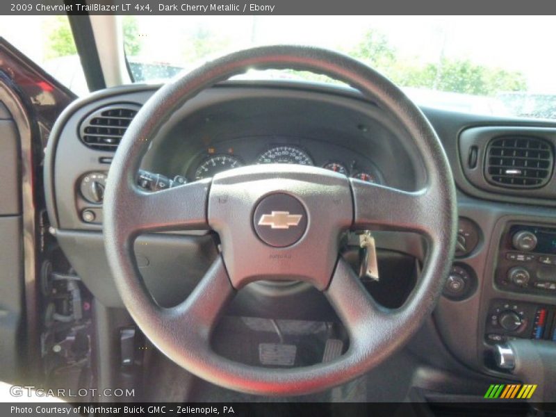 Dark Cherry Metallic / Ebony 2009 Chevrolet TrailBlazer LT 4x4