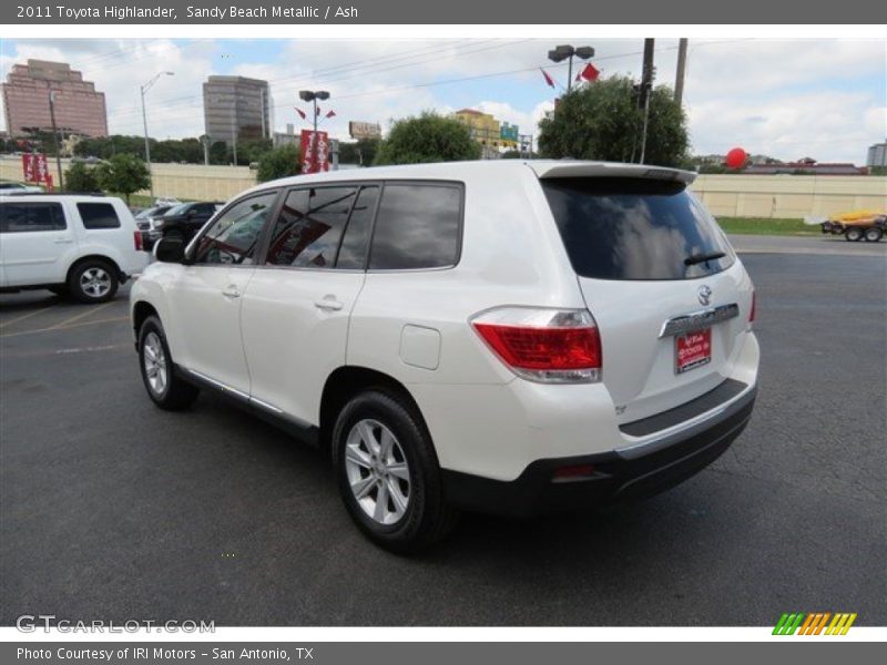 Sandy Beach Metallic / Ash 2011 Toyota Highlander