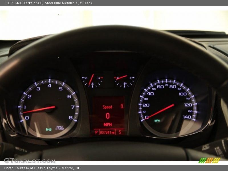 Steel Blue Metallic / Jet Black 2012 GMC Terrain SLE