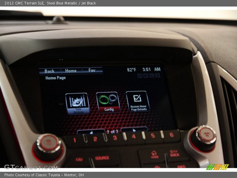 Steel Blue Metallic / Jet Black 2012 GMC Terrain SLE