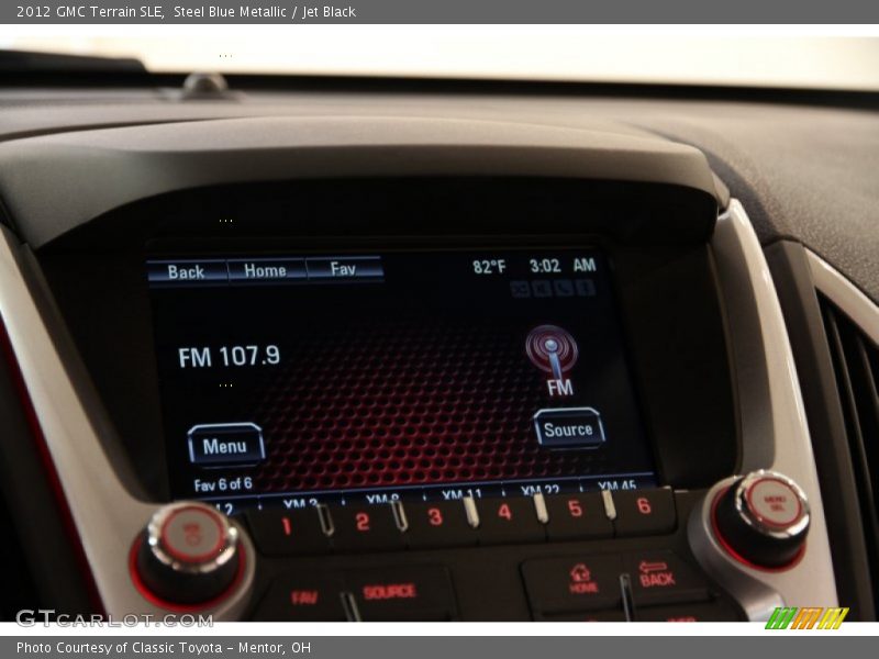 Steel Blue Metallic / Jet Black 2012 GMC Terrain SLE