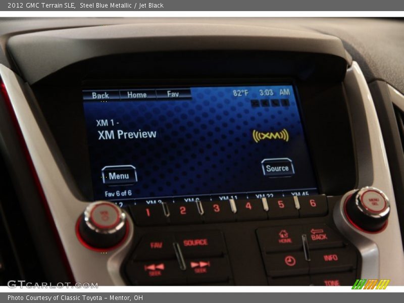Steel Blue Metallic / Jet Black 2012 GMC Terrain SLE