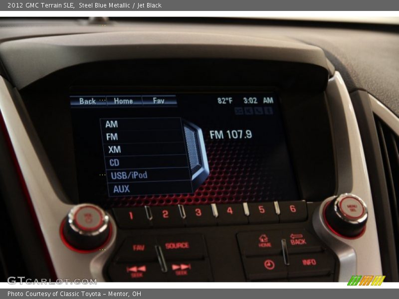 Steel Blue Metallic / Jet Black 2012 GMC Terrain SLE