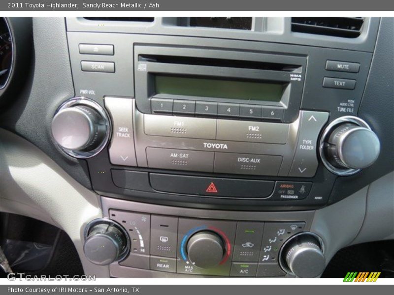 Sandy Beach Metallic / Ash 2011 Toyota Highlander