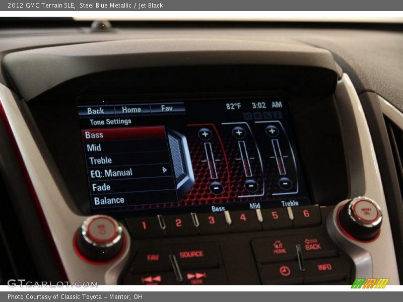 Steel Blue Metallic / Jet Black 2012 GMC Terrain SLE