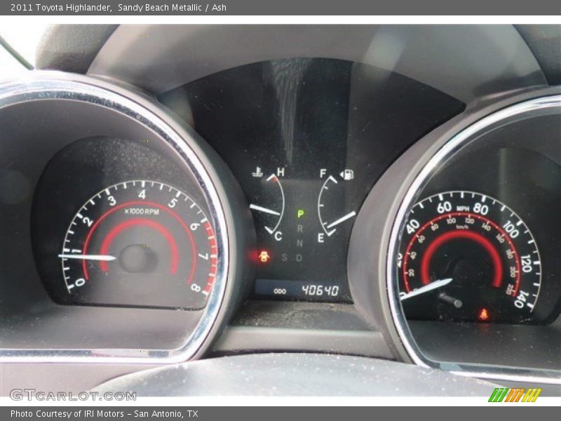 Sandy Beach Metallic / Ash 2011 Toyota Highlander