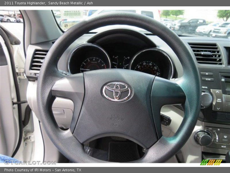 Sandy Beach Metallic / Ash 2011 Toyota Highlander