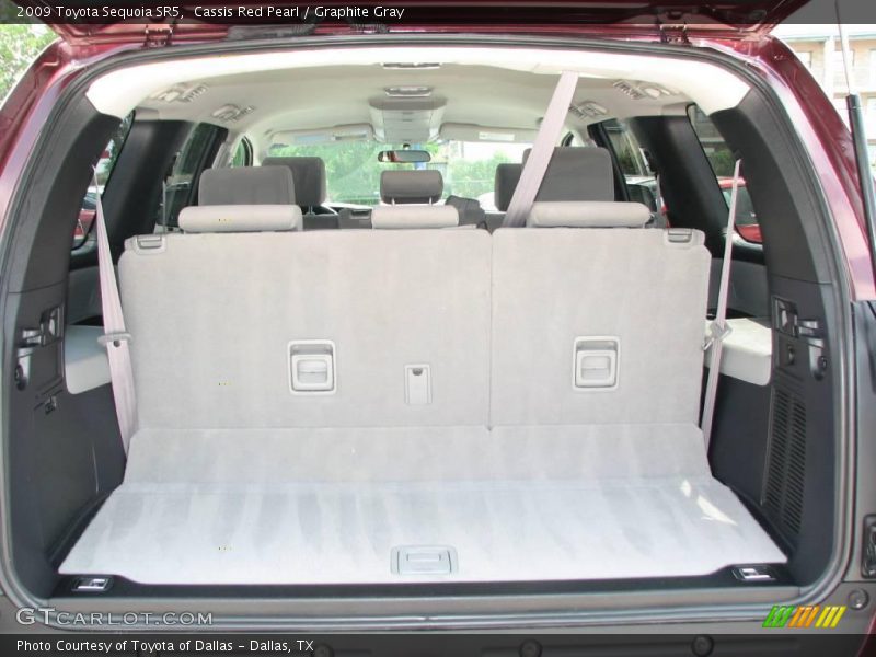 Cassis Red Pearl / Graphite Gray 2009 Toyota Sequoia SR5
