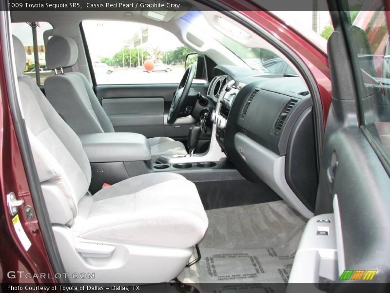 Cassis Red Pearl / Graphite Gray 2009 Toyota Sequoia SR5