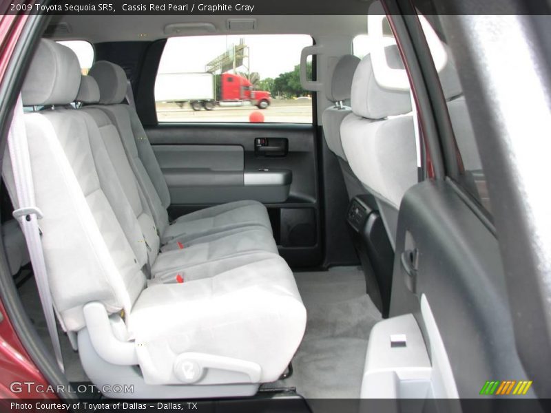 Cassis Red Pearl / Graphite Gray 2009 Toyota Sequoia SR5