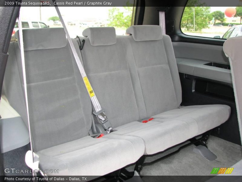 Cassis Red Pearl / Graphite Gray 2009 Toyota Sequoia SR5