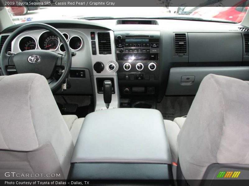 Cassis Red Pearl / Graphite Gray 2009 Toyota Sequoia SR5