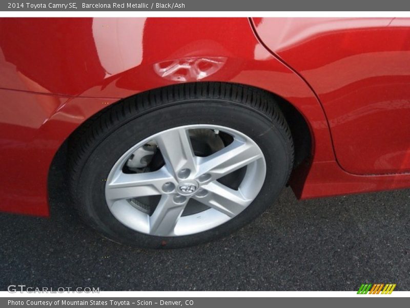 Barcelona Red Metallic / Black/Ash 2014 Toyota Camry SE