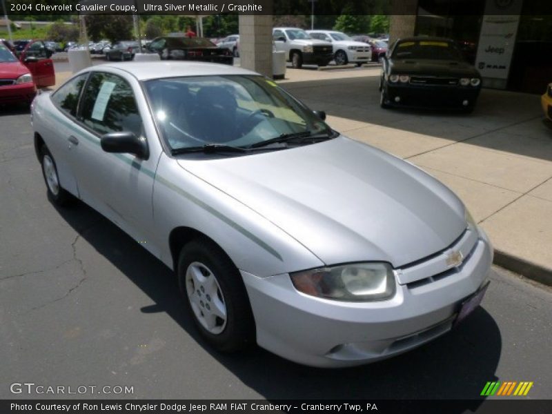 Ultra Silver Metallic / Graphite 2004 Chevrolet Cavalier Coupe
