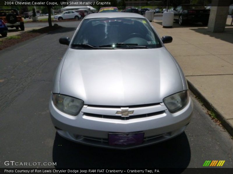 Ultra Silver Metallic / Graphite 2004 Chevrolet Cavalier Coupe