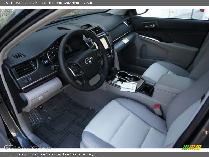 Magnetic Gray Metallic / Ash 2014 Toyota Camry XLE V6