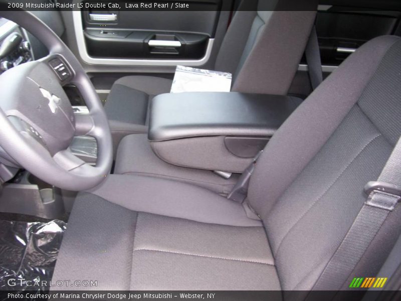 Lava Red Pearl / Slate 2009 Mitsubishi Raider LS Double Cab