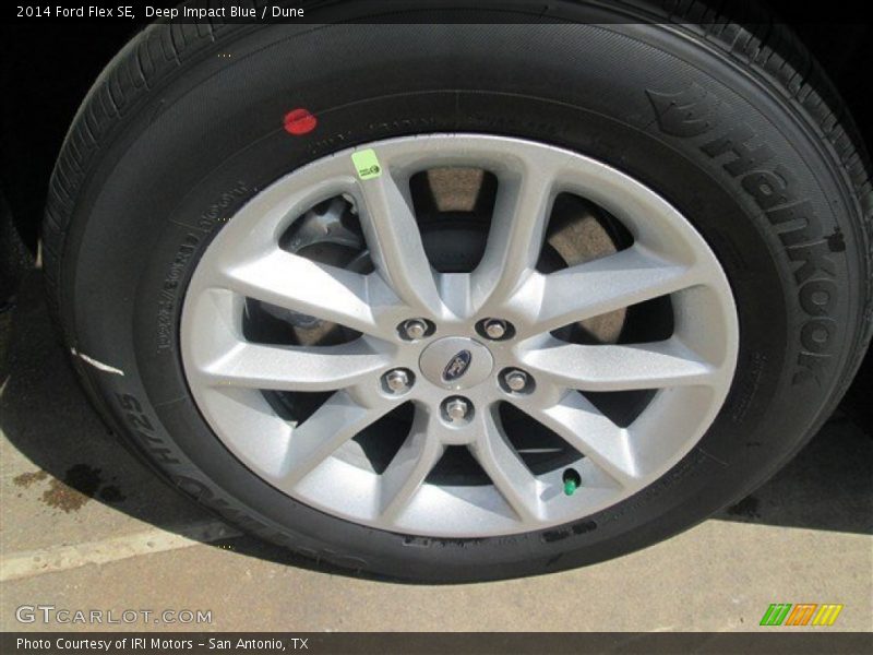 Deep Impact Blue / Dune 2014 Ford Flex SE