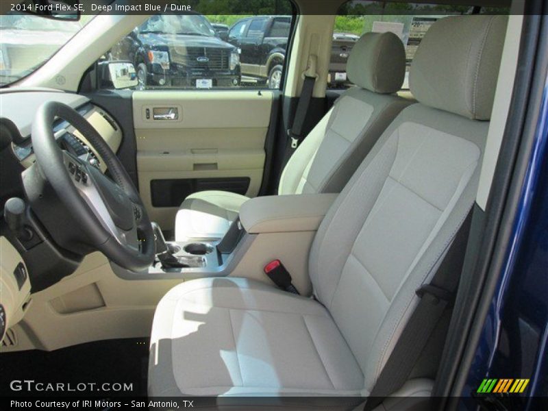 Deep Impact Blue / Dune 2014 Ford Flex SE