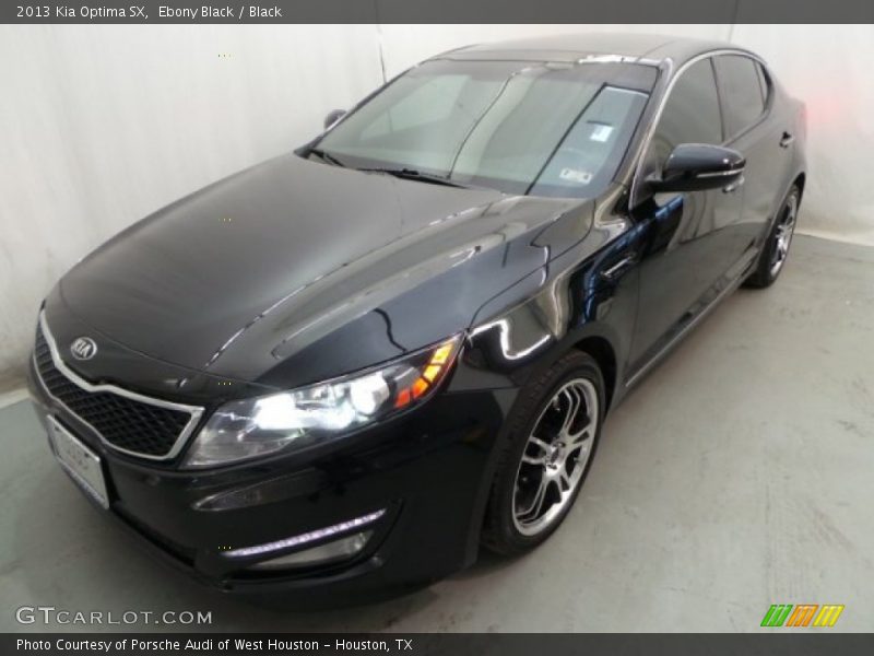 Ebony Black / Black 2013 Kia Optima SX