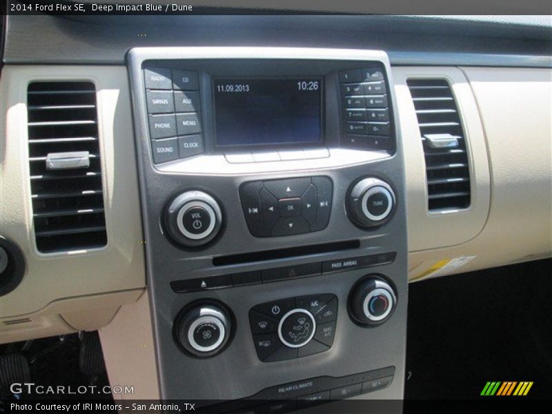 Deep Impact Blue / Dune 2014 Ford Flex SE